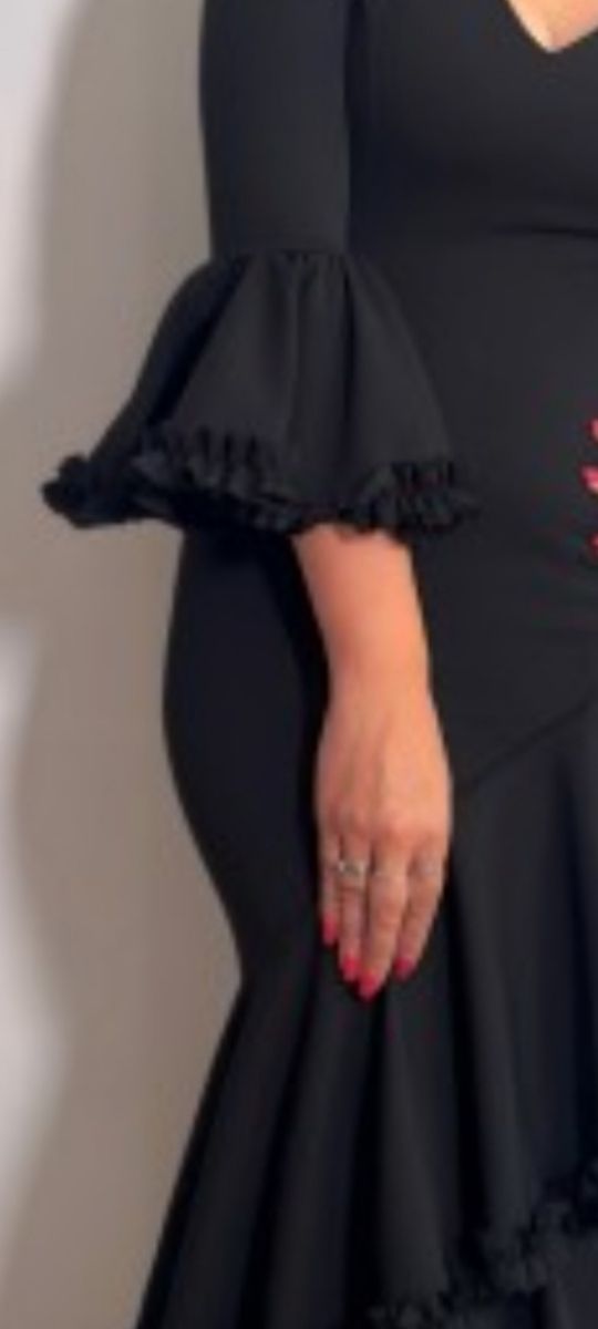 Traje Flamenca Negro XS-S