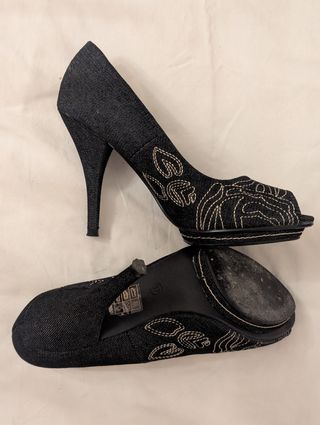 Zapatos de vestir +Botines negros tacón alto