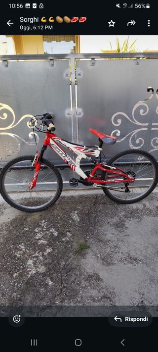 Bicicletta MTB 24'' rossa