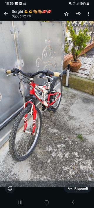Bicicletta MTB 24'' rossa