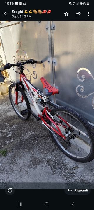 Bicicletta MTB 24'' rossa