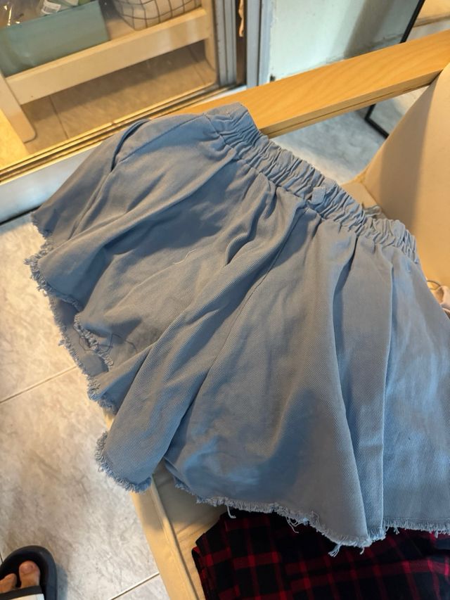 Minifalda Miss Hamptons azul XS mujer