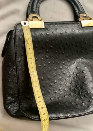 Bolso de mano, Carla Sade - Piel negra