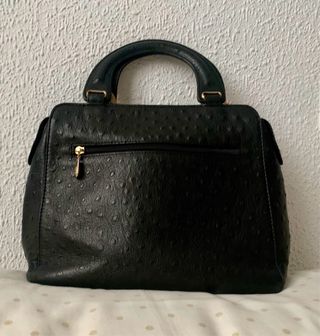 Bolso de mano, Carla Sade - Piel negra