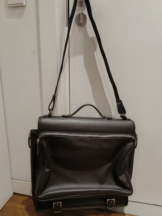 Maleta Armani Casa Marrón piel porta trajes 