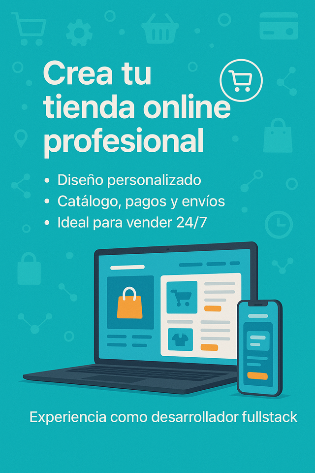 Crea tu Tienda Online Profesional
