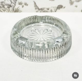 Cenicero cristal vintage