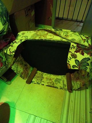 Butaca vintage floral