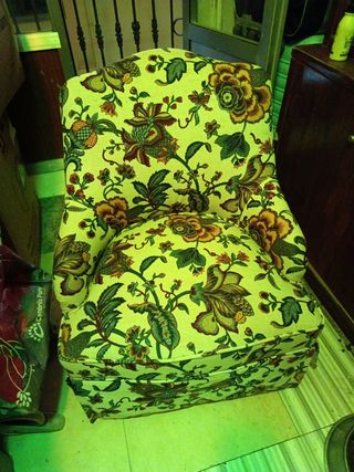 Butaca vintage floral