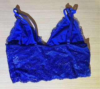 Top Azul Fiesta - Encaje Nuevo