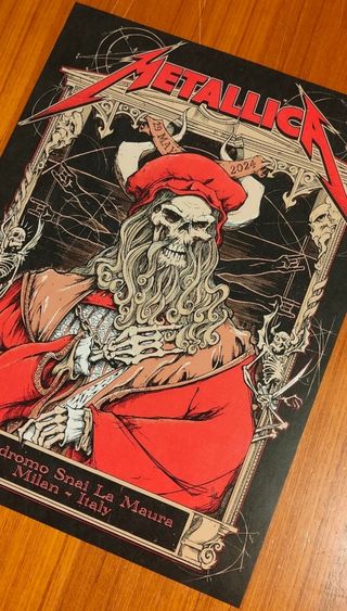 Poster Metallica Live in Milano - 29 Maggio 2024