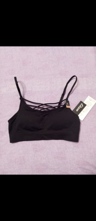 Sujetador deportivo Etam negro - talla S