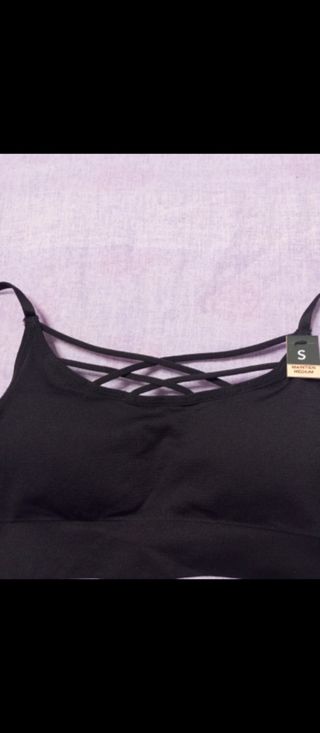 Sujetador deportivo Etam negro - talla S