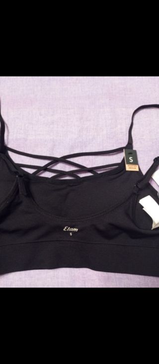 Sujetador deportivo Etam negro - talla S