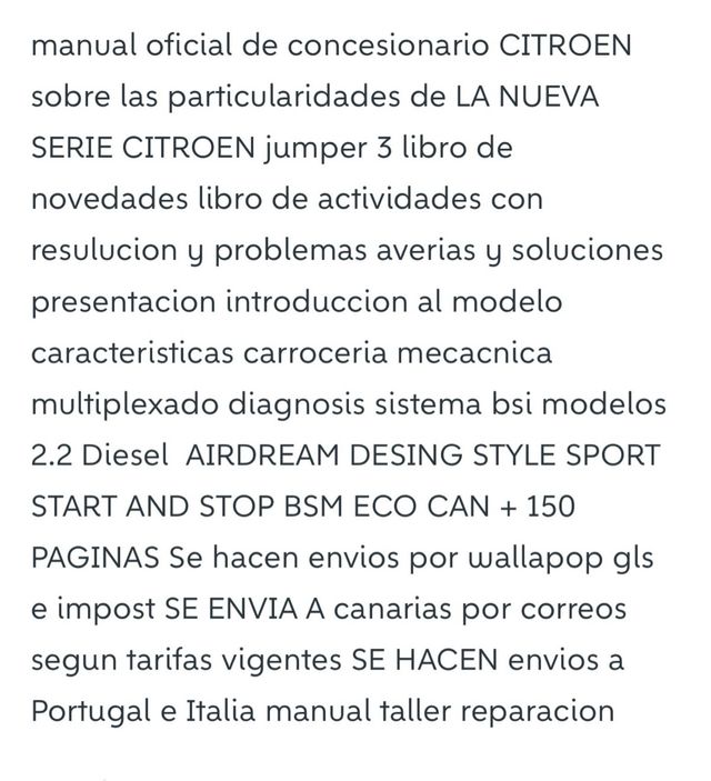 libro oficial taller de la citroen jumper 3