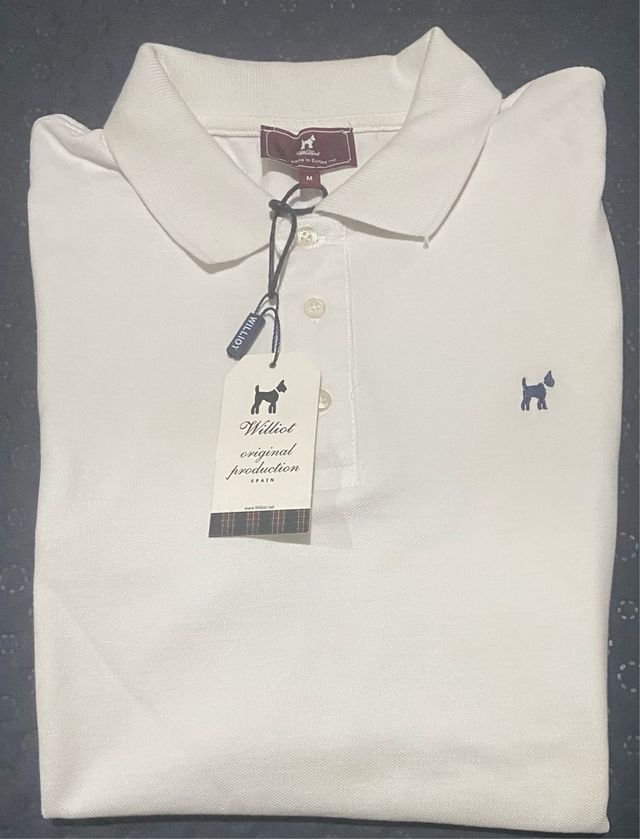 Polo Williot blanco talla M