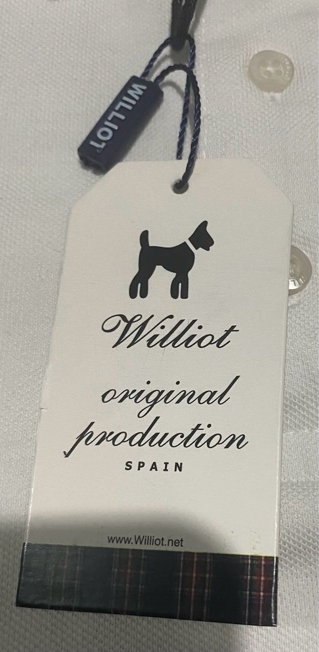 Polo Williot blanco talla M