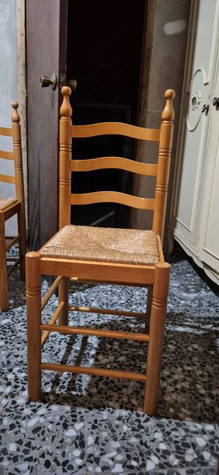 6 Sillas Comedor Madera Rústicas