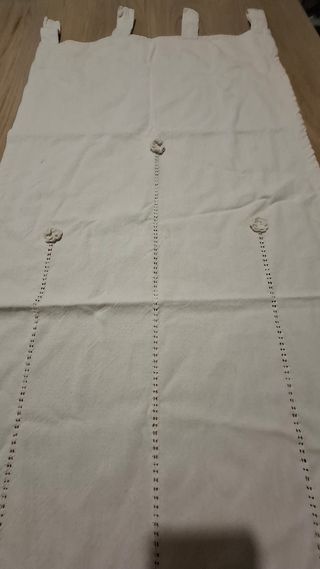 Tende lino cotone beige - 2 pezzi