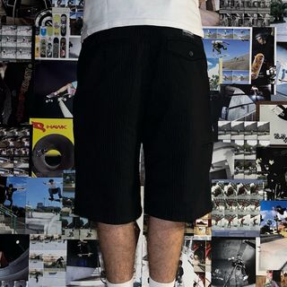 Bermuda BILLABONG W32 IT42 jorts loose y2k righe