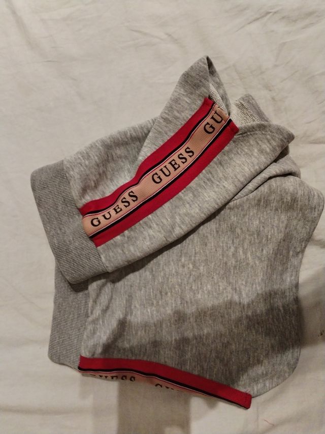 Shorts GUESS Grigio/Rosso Tg M