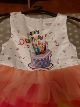 Vestito bimba 4 anni Compleanno
