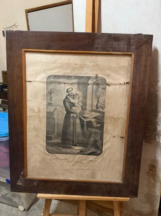 Cuadros religiosos antiguos , a 10€ cada uno .