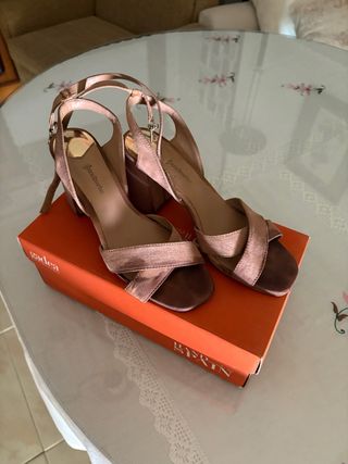 Zapatos tacon sandalias 