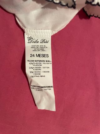 Vestido niña Dolce Petit cuadros rojos