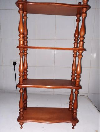 Estantería madera 4 baldas