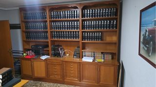 Armario madera librería