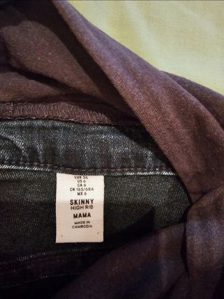 Jeans premamá rotos M/38/10