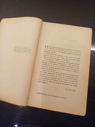Ramillete del Ama de Casa - Libro Cocina