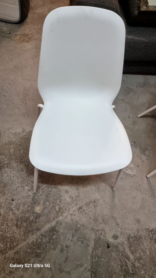 4 Sillas Comedor Blancas