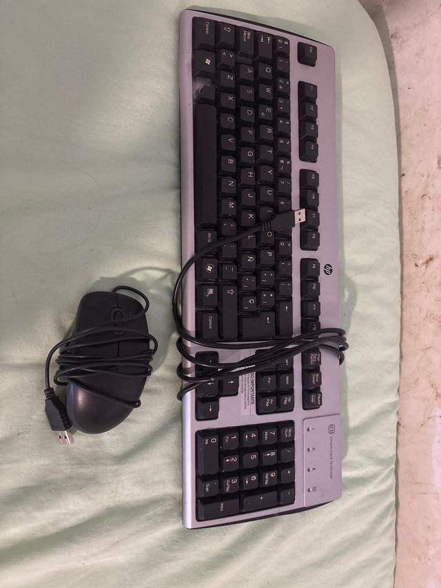 Ratón y teclado HP USB