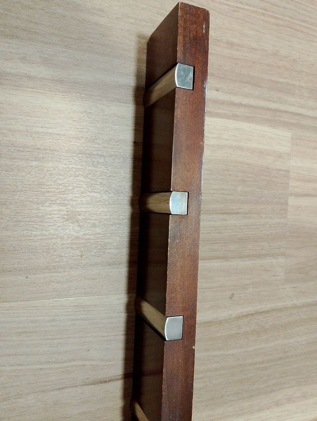 Perchero Pared - Madera y Metal,