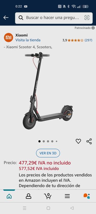 Patinete eléctrico Xiaomi 4