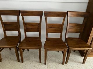 Mesa extensible de madera marrón CON CRISTAL