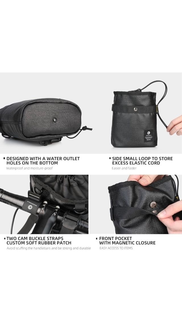 Bolsa manillar bici WindWalk 45l. x 5an. x 5al.