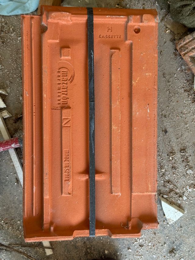 Tejas planas Mazarrón - 300 unds paquetes de 6 und