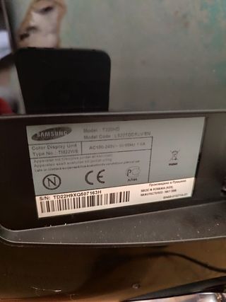 TV Samsung negra