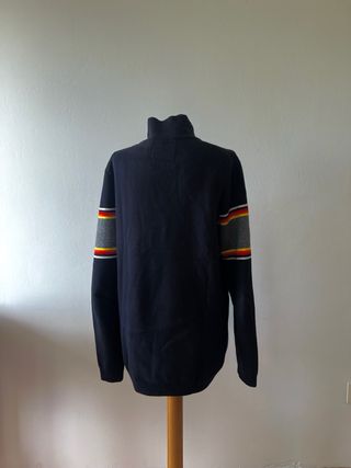 Jersey Superdry - Cuello alto azul