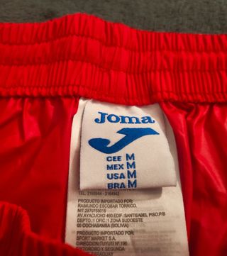 Pantalón chándal Joma España rojo