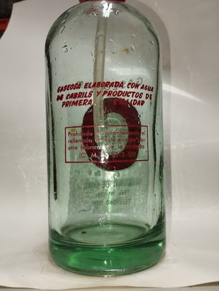 Botella sifón Las Pinedas 