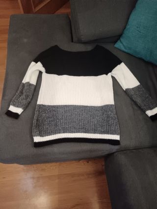 Jersey rayas gris-negro