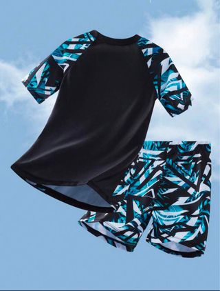 Bañador niño - Surf - Azul y Negro