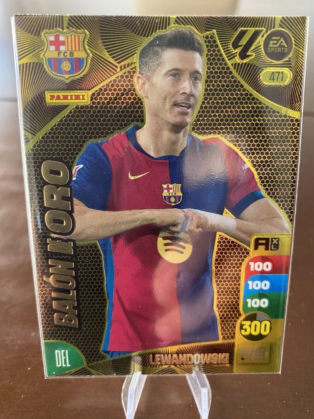 Balón de Oro Lewandowski adrenalyn Xl