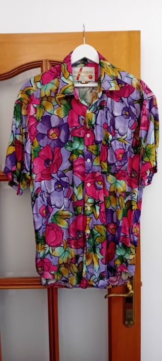 Camisa Flores Vintage
