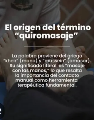 Quiromasajista titulada en Terrassa