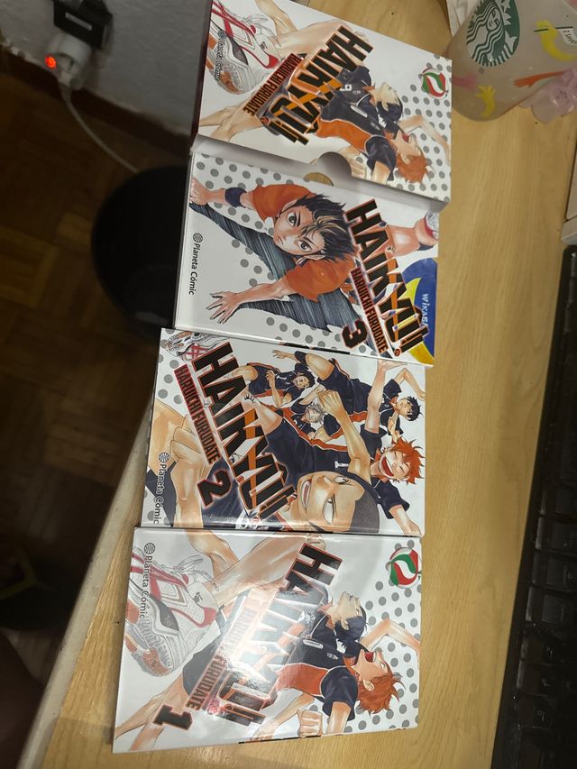 Pack Haikyû!! nº 01 , 02 y 03